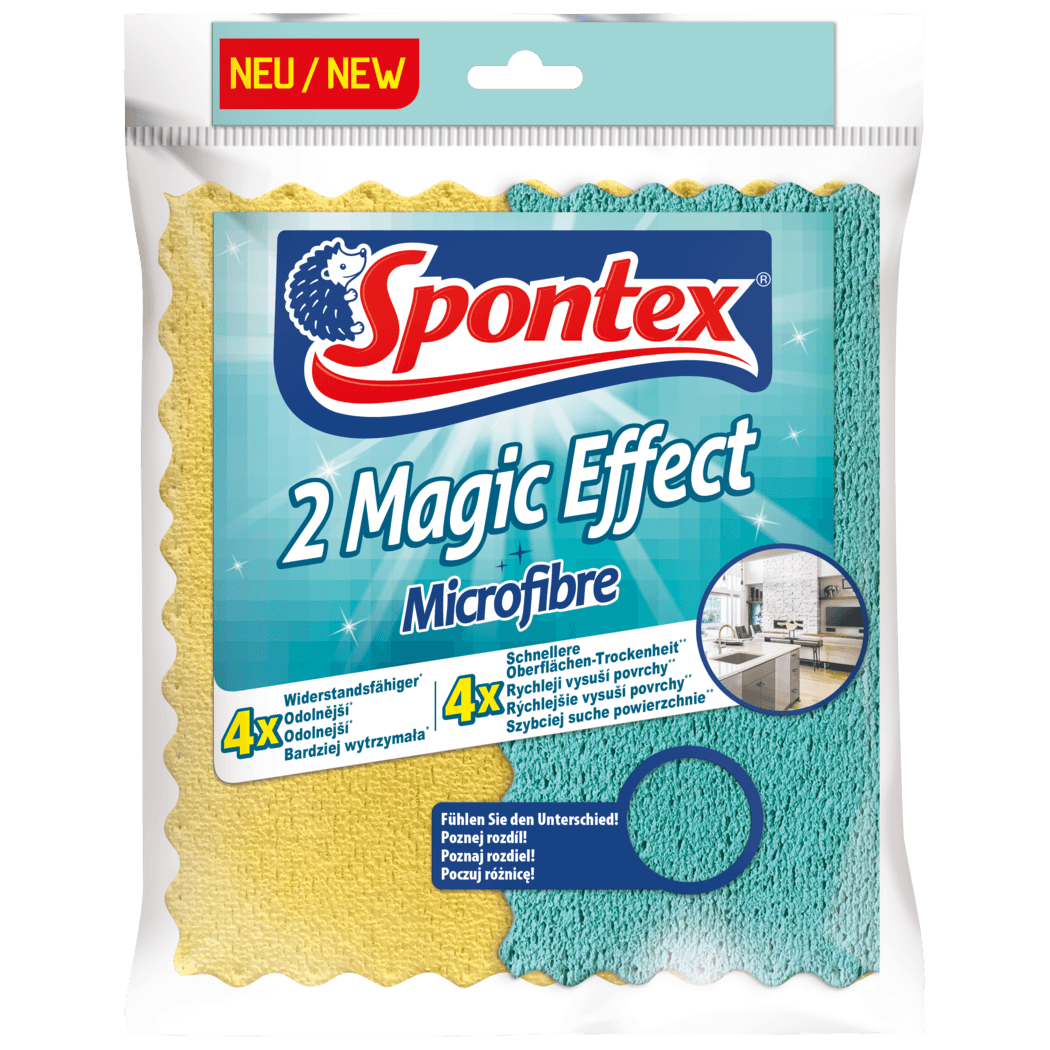 Spontex Magic Effect utěrka z mikrovlákna 2ks